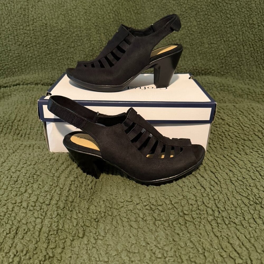 Croft & Barrow Shay Women's Ortholite Caged High Heels Size 7.5
